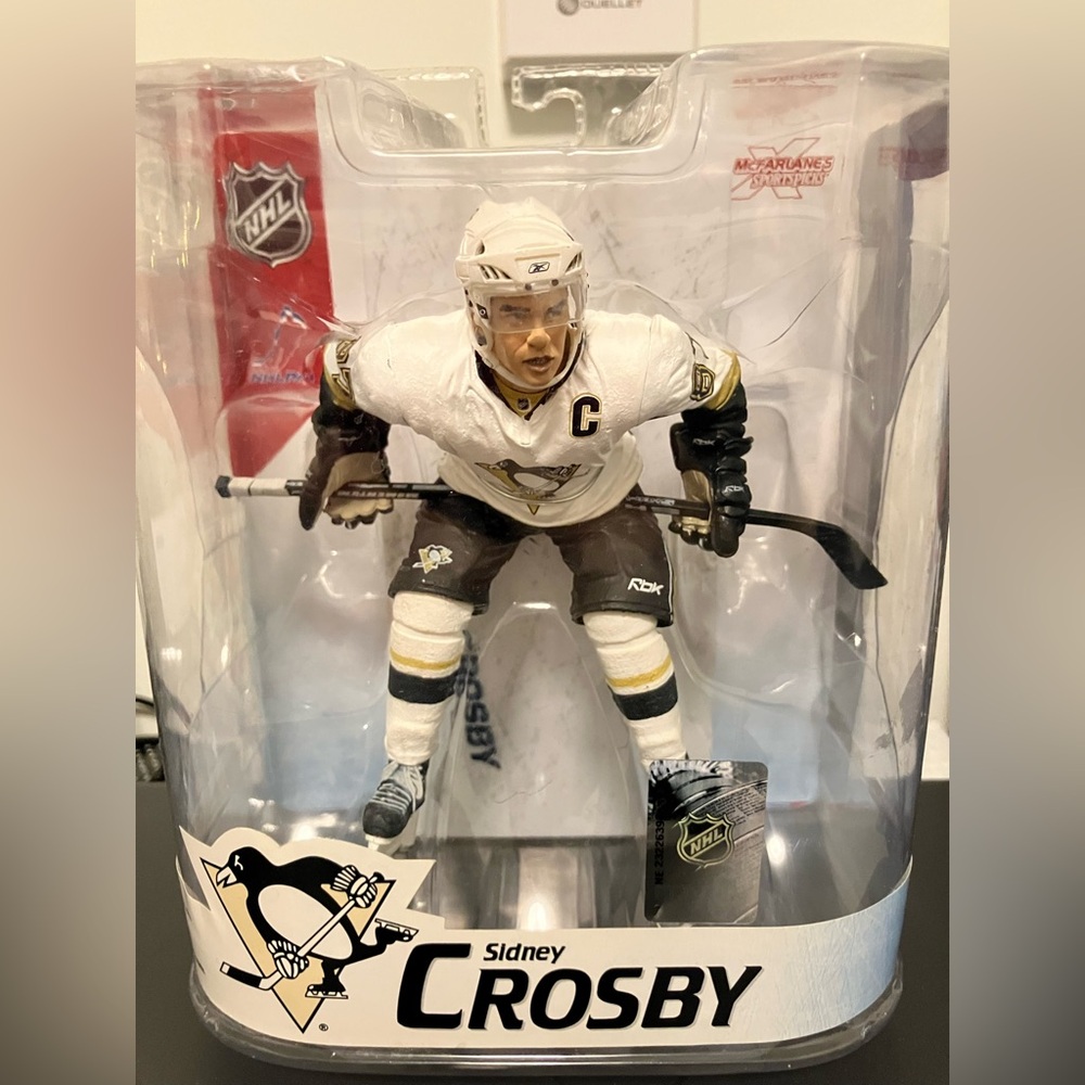 NHL Sidney Crosby Action Figure - White and Black